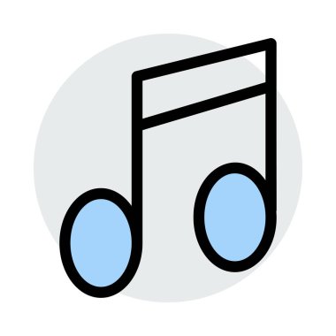 melodi simge vektör çizim 