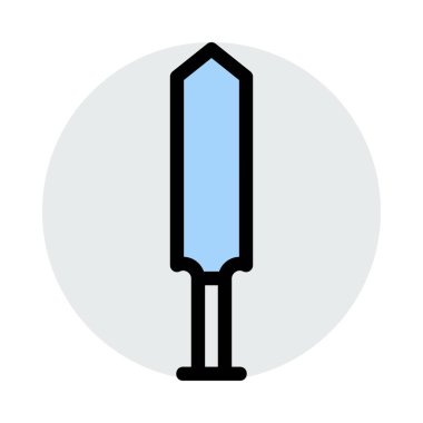 kriket sopası simge vektör çizim 