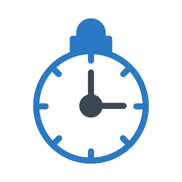 Chronometer Icoon Vector Illustratie — Stockvector