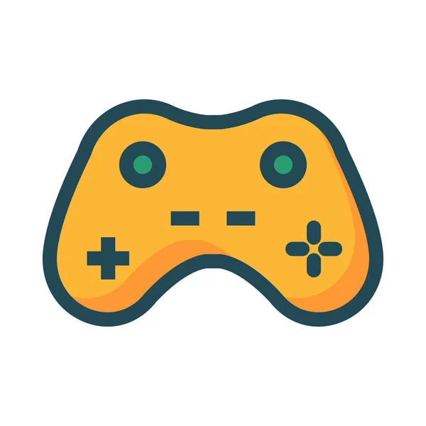 Video Game Console Pictogram Vectorillustratie — Stockvector