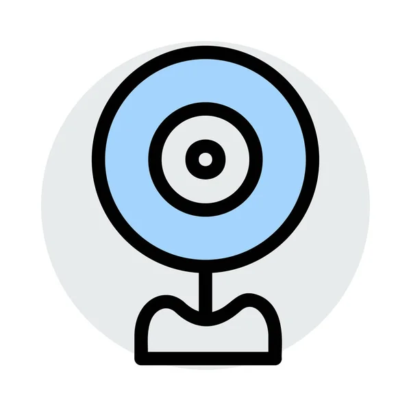 Web Camera Pictogram Vectorillustratie — Stockvector