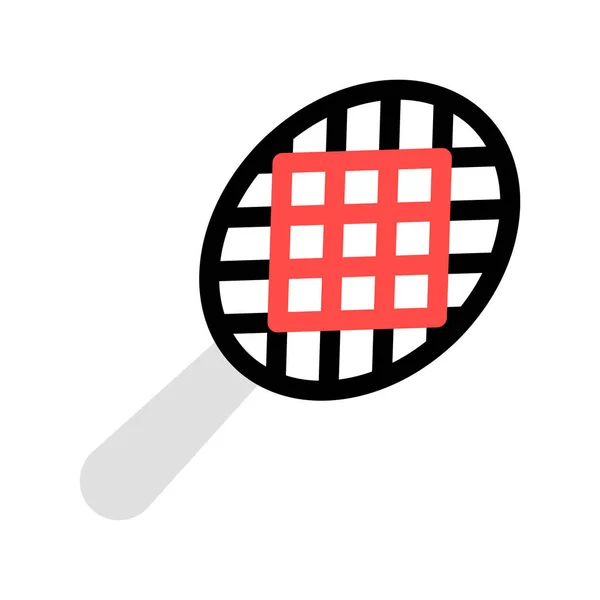 Tenis Raketi Vektör Illüstrasyonu — Stok Vektör