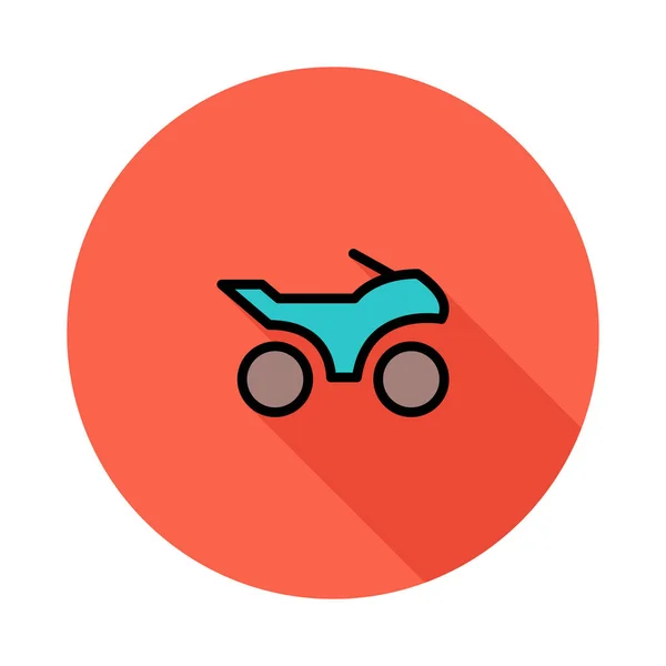 Icono Motocicleta Vector Ilustración — Archivo Imágenes Vectoriales