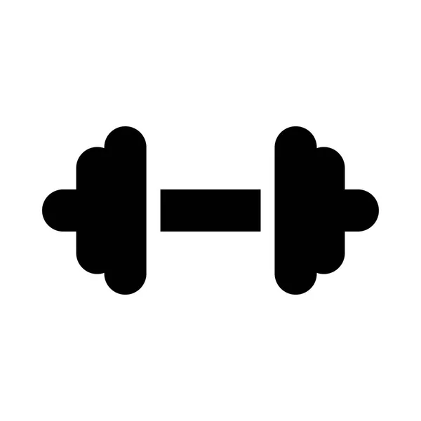 Dumbbells Icono Vector Ilustración — Vector de stock