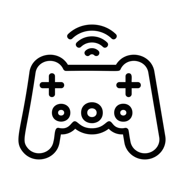 Icono Consola Videojuegos Ilustración Vectorial — Vector de stock