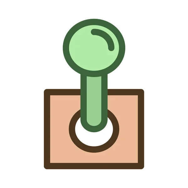 Joystick Icono Vector Ilustración — Vector de stock