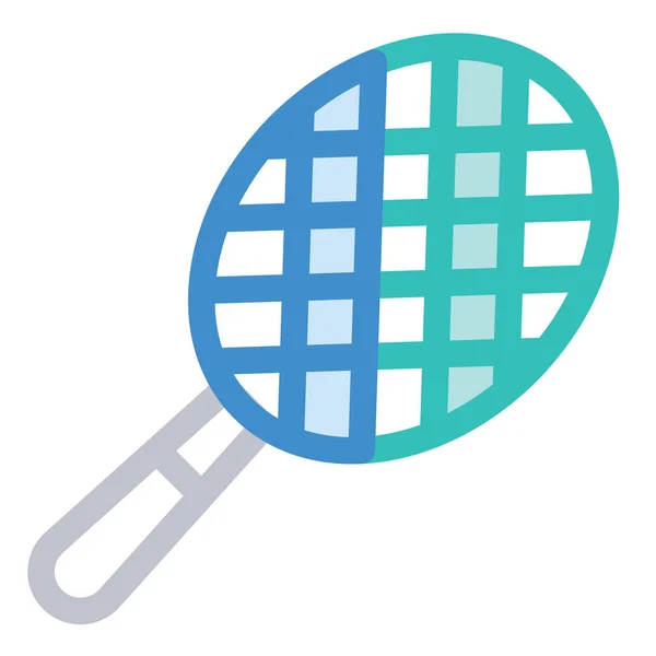 Raqueta Tenis Vector Ilustración — Vector de stock