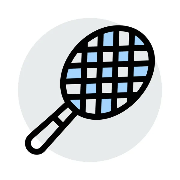 Tennisschläger Vektor Illustration — Stockvektor