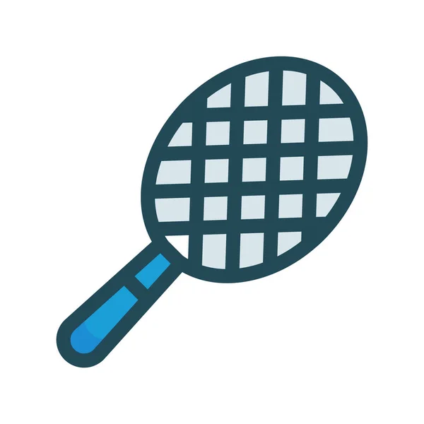Raqueta Tenis Vector Ilustración — Archivo Imágenes Vectoriales
