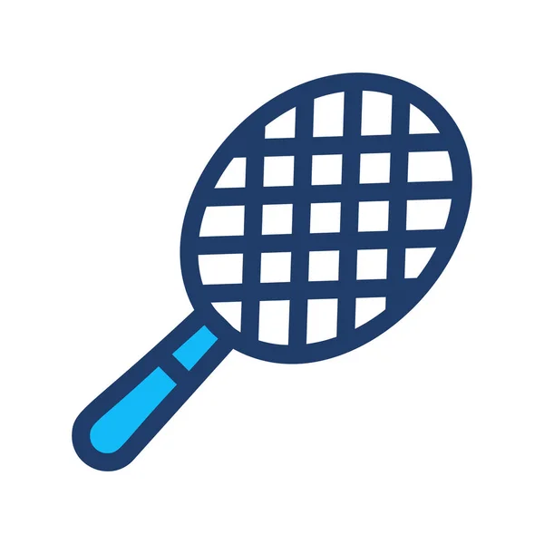 Tenisz Ütő Vektor Illusztráció — Stock Vector