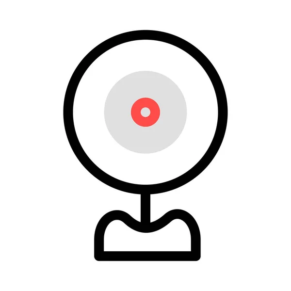 Web Camera Pictogram Vectorillustratie — Stockvector