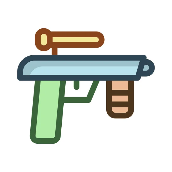 Gun Icon Vector Illustration — Stock Vector