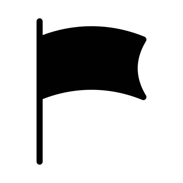 Прапор Плоский Значок Вектор Ілюстрація — стоковий вектор