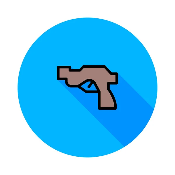 Pistola Icono Vector Ilustración — Vector de stock