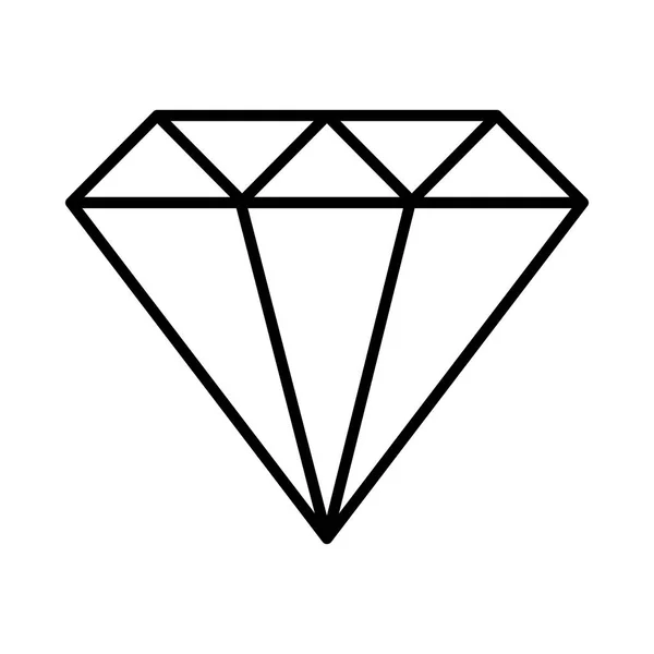 Diamantzeichen Symbol Vektorillustration — Stockvektor