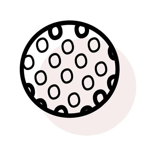 Illustration Vectorielle Icône Boule — Image vectorielle