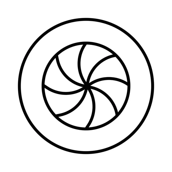 Векторная Иллюстрация Значка Рулетки — стоковый вектор
