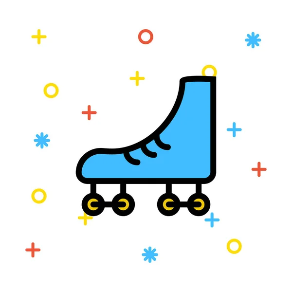 Roller Blade Icon Vector Illustration — Stock Vector