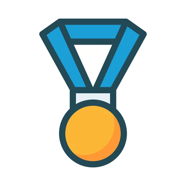Значок Медалі Знак Векторна Гра — стоковий вектор
