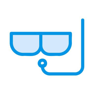 maske simgesi vektör illüstrasyonu 