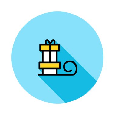 Tatil web renk vektör simgesi