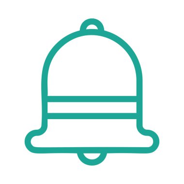 Çan simgesi vektör illüstrasyonu 