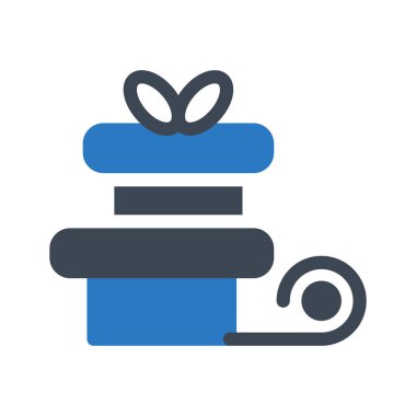 hediye simgesi vektör illüstrasyonu 