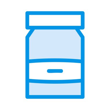 Hapı şişe web renk vektör simgesi