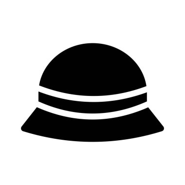 Şapka simgesi vektör illüstrasyonu 