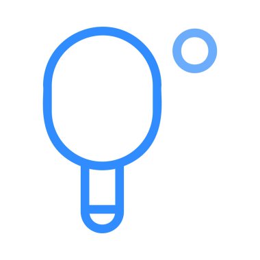 Tenis raket ve top vektör çizim 