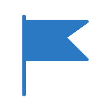 Beyaz arka plan, vektör, illüstrasyon izole bayrak düz simgesi 