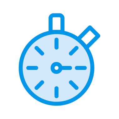 kronometre simgesi, vektör illüstrasyonu 