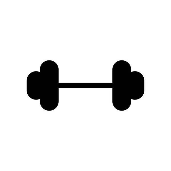 Barbell Icône Illustration Vectorielle Sport — Image vectorielle