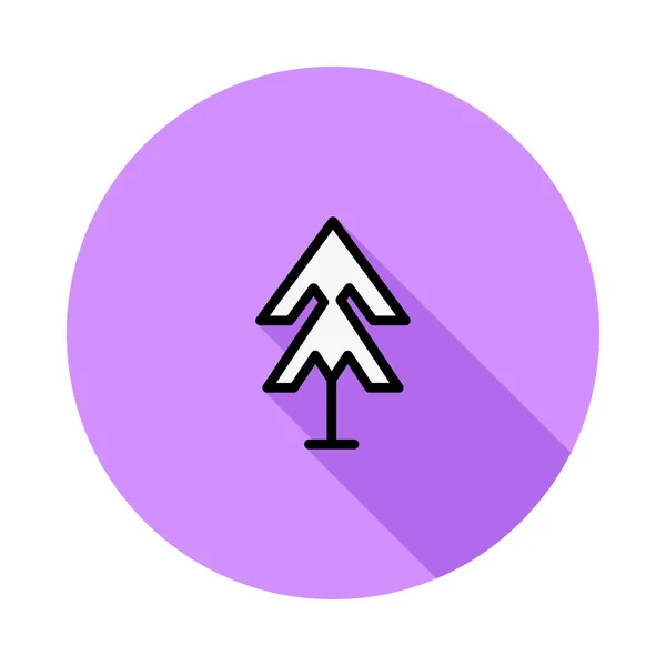 Tannenbaum Symbol Vektor Illustration — Stockvektor