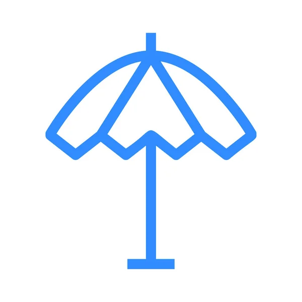 Vektorová Ilustrace Deštníku — Stockový vektor