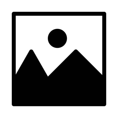 dağ ikonu vektör illüstrasyonu 