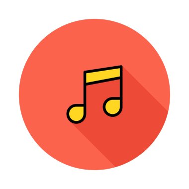 melodi simge vektör çizim 