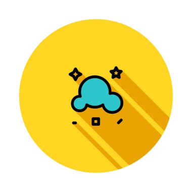 Kar simge vektör çizim 