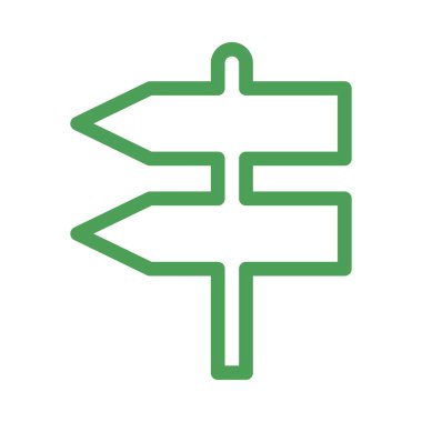 yön ikonu vektör illüstrasyonu 