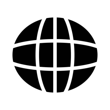 Küresel simge vektör illüstrasyonu 