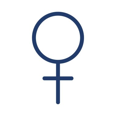 Kadın simge vektör çizim 