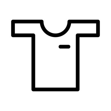 t-shirt simgesi vektör illüstrasyonu 