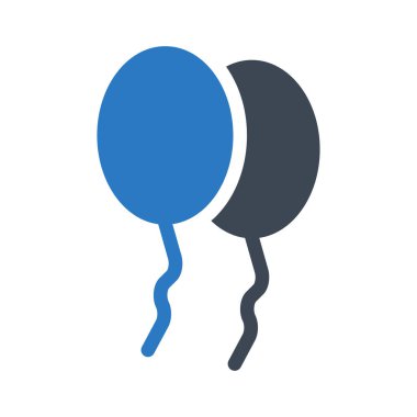balon ikon vektör illüstrasyonu 