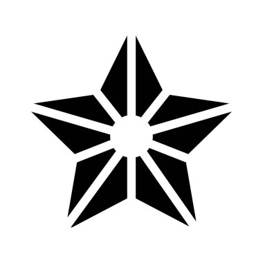 yıldız simgesi vektör illüstrasyonu 