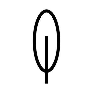 Tüylü ikon vektör illüstrasyonu 