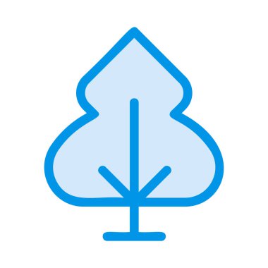 ağaç simgesi vektör illüstrasyonu 