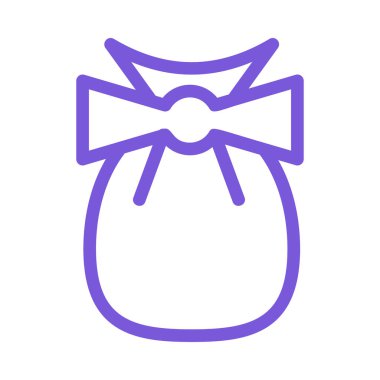 çanta simgesi vektör illüstrasyonu 