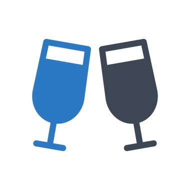 şarap bardakları vektör çizim 