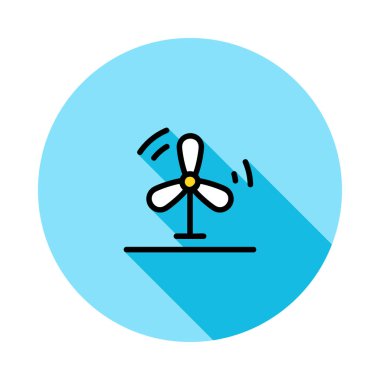 fan simgesi vektör illüstrasyonu 