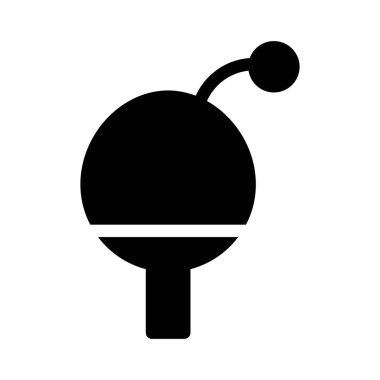 ping pong simgesi vektör illüstrasyonu 